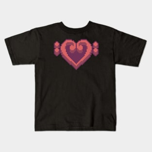 Bass Clef Heart Kids T-Shirt